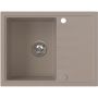 Ruvetti Axel 3001AXBE120W zlewozmywak granitowy 65x50 cm beżowy zdj.5