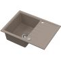 Ruvetti Axel 3001AXBE140W zlewozmywak granitowy 68x49.5 cm beżowy zdj.1