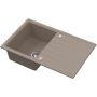 Ruvetti Axel 3001AXBE160W zlewozmywak granitowy 79x50 cm beżowy zdj.1