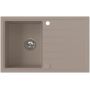 Ruvetti Axel 3001AXBE160W zlewozmywak granitowy 79x50 cm beżowy zdj.5