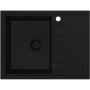 Ruvetti Axel 3001AXFB120W zlewozmywak granitowy 65x50 cm czarny zdj.5