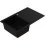 Ruvetti Axel 3001AXFB160W zlewozmywak granitowy 79x50 cm czarny zdj.4