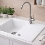 Ruvetti Axel 3001AXWH120W zlewozmywak granitowy 65x50 cm biały zdj.6