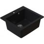 Ruvetti Ditto 3001DBC50W zlewozmywak granitowy 49x45 cm czarny zdj.1