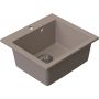Ruvetti Ditto 3001DBE50W zlewozmywak granitowy 49x45 cm beżowy zdj.1