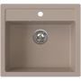 Ruvetti Ditto 3001DBE60W zlewozmywak granitowy 56x51 cm beżowy zdj.4