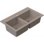 Ruvetti Doblo 3001DOBEW zlewozmywak granitowy 75.6x44.7 cm beżowy zdj.4