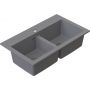 Ruvetti Doblo 3001DOGRW zlewozmywak granitowy 75.6x44.7 cm szary/grafitowy/onyx zdj.3