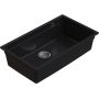 Ruvetti Latios 3001LABC80P zlewozmywak granitowy 74.5x43.5 cm czarny zdj.3