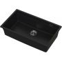 Ruvetti Latios 3001LABC80P zlewozmywak granitowy 74.5x43.5 cm czarny zdj.1