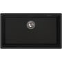 Ruvetti Latios 3001LABC80P zlewozmywak granitowy 74.5x43.5 cm czarny zdj.4