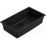 Ruvetti Latios 3001LAFB80P zlewozmywak granitowy 74.5x43.5 cm czarny zdj.3