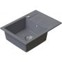 Ruvetti Pino 3001PIGR120W zlewozmywak granitowy 60x44 cm szary/grafitowy/onyx zdj.1