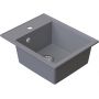 Ruvetti Pino 3001PIGR40W zlewozmywak granitowy 50x40 cm szary/grafitowy/onyx zdj.1