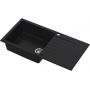 Ruvetti Pineko 160 Long 3001PNBC160LW zlewozmywak granitowy 100x50 cm czarny zdj.1