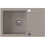 Ruvetti Pineko 3001PNBE140W zlewozmywak granitowy 68x44.2 cm beżowy zdj.4