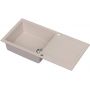 Ruvetti Pineko 160 Long 3001PNBE160LW zlewozmywak granitowy 100x50 cm beżowy zdj.1
