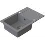 Ruvetti Pineko 3001PNGR140W zlewozmywak granitowy 68x44.2 cm szary/grafitowy/onyx zdj.4