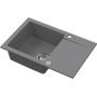 Ruvetti Pineko 3001PNGR140W zlewozmywak granitowy 68x44.2 cm szary/grafitowy/onyx zdj.1