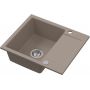 Ruvetti Signum 3001SBE120W zlewozmywak granitowy 59x50 cm beżowy zdj.1