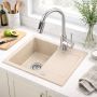 Ruvetti Signum 3001SBE120W zlewozmywak granitowy 59x50 cm beżowy zdj.6