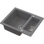 Ruvetti Signum 3001SGR1520W zlewozmywak granitowy 60.5x49.5 cm szary/grafitowy/onyx zdj.1