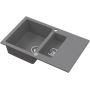 Ruvetti Signum 3001SGR1560W zlewozmywak granitowy 79x49.5 cm szary/grafitowy/onyx zdj.1