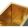 Ruvetti Stelio 5001SMINIPVDGOLDP zlewozmywak stalowy 44x22 cm złoty zdj.3