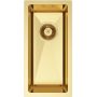 Ruvetti Stelio 5001SMINIPVDGOLDP zlewozmywak stalowy 44x22 cm złoty zdj.4
