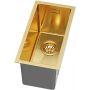 Ruvetti Stelio 5001SMINIPVDGOLDP zlewozmywak stalowy 44x22 cm złoty zdj.1