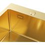 Ruvetti Masivo 5002MPVDGOLD40W zlewozmywak z dozownikiem 50x40 cm złoty zdj.4