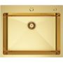 Ruvetti Masivo 5002MPVDGOLD60W zlewozmywak stalowy 60x50 cm złoty zdj.5