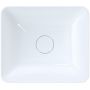Ruvetti Anda DOLAN45H umywalka 45x39 cm prostokątna nablatowa biała zdj.3