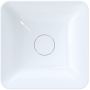 Ruvetti Anda DOLAN40 umywalka 39x39 cm kwadratowa nablatowa biała zdj.3