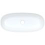 Ruvetti Ariela DOLAR5927 umywalka 59.4x27 cm owalna nablatowa biała zdj.3