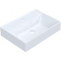 Ruvetti Cameron DOLCAM50 umywalka 50x35 cm prostokątna nablatowa biała zdj.1