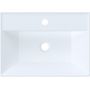 Ruvetti Cameron DOLCAM50 umywalka 50x35 cm prostokątna nablatowa biała zdj.3