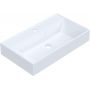 Ruvetti Cameron DOLCAM60 umywalka 60x35 cm prostokątna nablatowa biała zdj.1