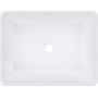 Ruvetti Celina DOLCE4837 umywalka 48.5x37.5 cm prostokątna nablatowa biała zdj.3