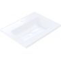Ruvetti Ivana DOLIVA60 umywalka 60x45 cm prostokątna wpuszczana biała zdj.1