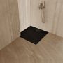Schedline Magnific Black Stone 3SPM1K9090CSTM9CST brodzik kwadratowy z maskownicą 90x90 cm czarny zdj.4