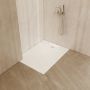 Schedline Magnific White Stone 3SPM1P90100BSTM9BST brodzik prostokątny z maskownicą 100x90 cm biały zdj.4