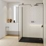 Schedline Sharper Black Stone 3SS1P90100CST brodzik prostokątny 100x90 cm czarny zdj.3