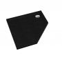 Schedline Sharper Black Stone 3SS1PK9090CST brodzik pięciokątny 90x90 cm czarny zdj.1