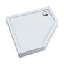 Schedline Cameron Smooth White 3STC1PK8080 brodzik pięciokątny 80x80 cm biały zdj.1