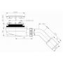 Schedline Favory Plus 3STF1P80100 brodzik prostokątny 100x80 cm biały zdj.4