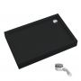 Schedline Favory Plus Black Mat 3STF1P90120CMG brodzik prostokątny z syfonem 120x90 cm czarny zdj.1