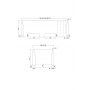 Schedline Sonaria 1NULED140180 obudowa do wanny zdj.2