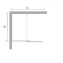 Sea-Horse Creative BK258T14 ścianka prysznicowa walk-in 140 cm chrom połysk/szkło przezroczyste zdj.3