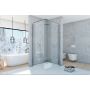 Sea-Horse Creative BKP257T1214 kabina prysznicowa walk-in 140x120 cm prostokątna chrom połysk/szkło przezroczyste zdj.1